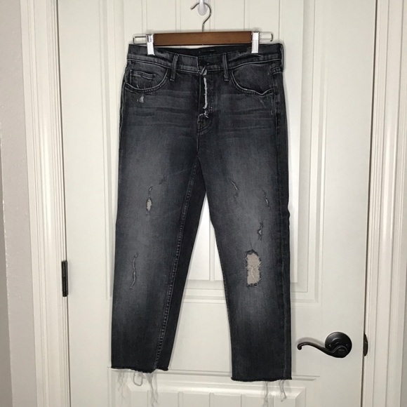 MOTHER Fly Away Dropout Snippet in The Troublemaker Next Door Size 25. - Picture 2 of 10